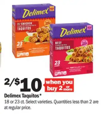 Meijer Delimex taquitos offer