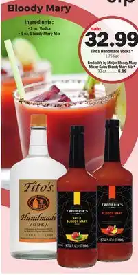 Meijer Tito's handmade vodka offer