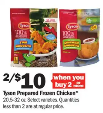 Meijer Tyson prepared frozen chicken offer
