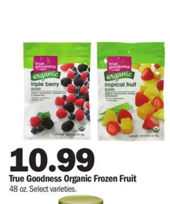 Meijer True goodness organic frozen fruit offer