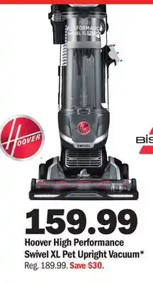 Meijer Hoover high performance swivel xl pet upright vacuum offer