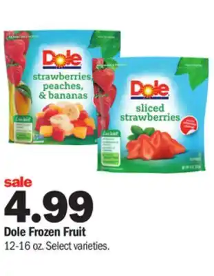 Meijer Dole frozen fruit offer