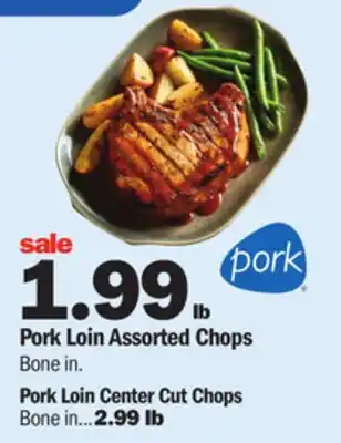 Meijer Pork loin assorted chops offer