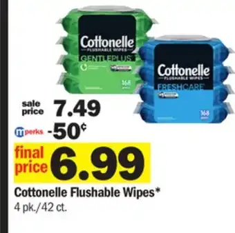 Meijer Cottonelle flushable wipes offer