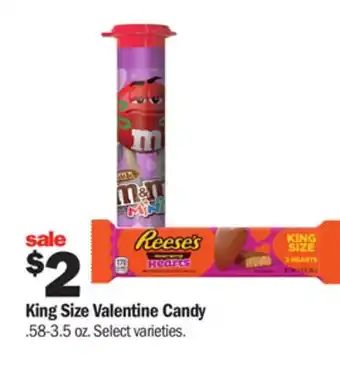 Meijer King size valentine candy offer