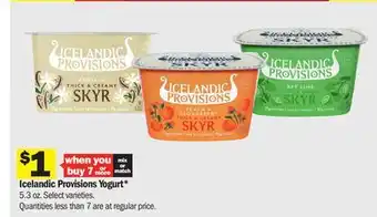 Meijer Icelandic provisions yogurt offer