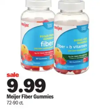 Meijer Meijer fiber gummies offer