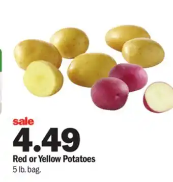 Meijer Red or yellow potatoes offer