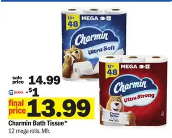 Meijer Charmin bath tissue offer