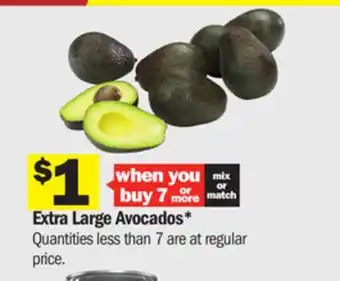 Meijer Extra large avocados offer
