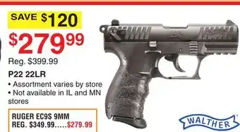 Dunham's Sports Walther p22 22lr offer