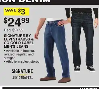 Dunham's Sports Signature by levi strauss & co gold label men's jeans offer