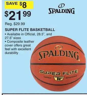 Dunham's Sports Spalding super flite basketball offer
