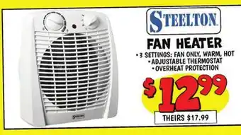 Ollie's Steelton fan heater offer