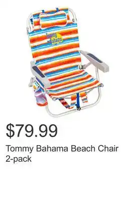 Costco Tommy bahama beach chair 2-pack offer