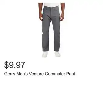 Costco Gerry men's venture commuter pant offer