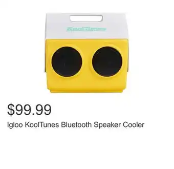 Costco Igloo kooltunes bluetooth speaker cooler offer