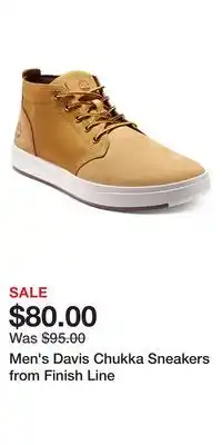 Macy's Men's davis chukka sneakers from finish line offer