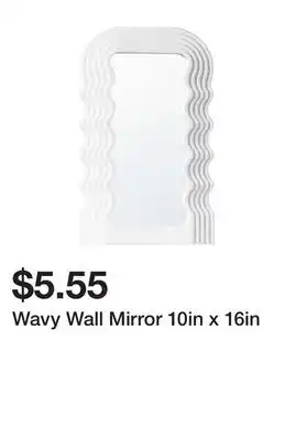 Five Below Wavy wall mirror 10in x 16in offer