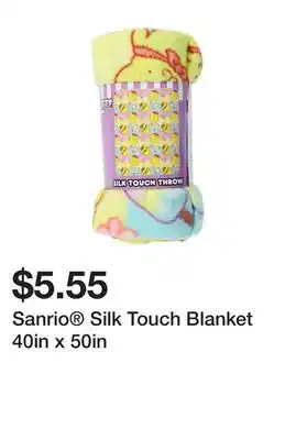 Five Below Sanrio silk touch blanket 40in x 50in offer
