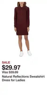 Cabela's Natural reflections sweatshirt dress for ladies offer