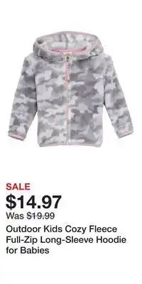 Cabela's Outdoor kids cozy fleece full-zip long-sleeve hoodie for babies offer