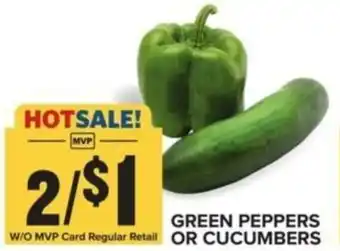 Food Lion GREEN PEPPERS OR CUCUMBERS offer