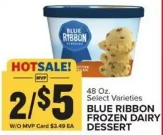 Food Lion BLUE RIBBON FROZEN DAIRY DESSERT offer