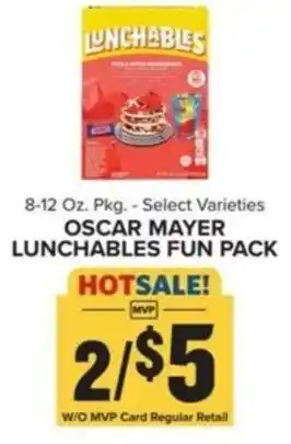 Food Lion OSCAR MAYER LUNCHABLES FUN PACK offer