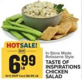 Food Lion TASTE OF INSPIRATIONS CHICKEN SALAD offer