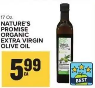 Food Lion NATURE'S PROMISE ORGANIC EXTRA VIRGIN OLIVE OIL offer