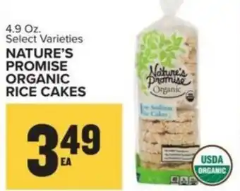 Food Lion NATURE'S PROMISE ORGANIC RICE CAKES offer