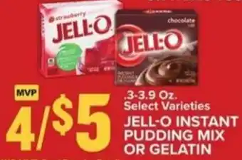 Food Lion JELL-O INSTANT PUDDING MIX OR GELATIN offer