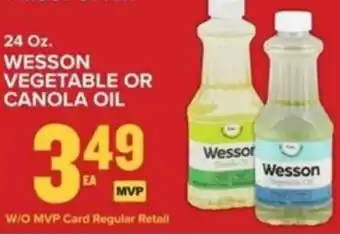 Food Lion WESSON VEGETABLE OR CANOLA OIL offer