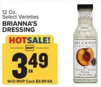 Food Lion BRIANNA'S DRESSING offer