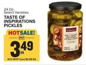 Food Lion TASTE OF INSPIRATIONS PICKLES offer