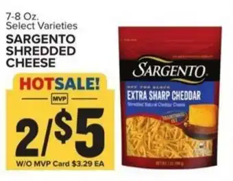 Food Lion SARGENTO SHREDDED CHEESE offer