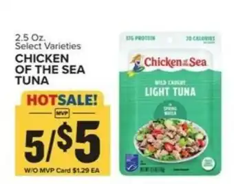 Food Lion CHICKEN OF THE SEA TUNA offer