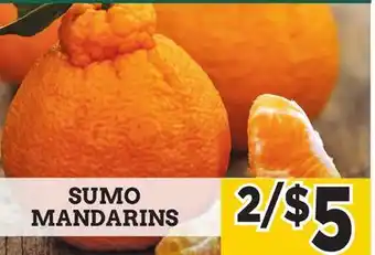 Dearborn Market Sumo mandarins offer