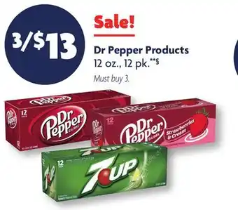 Family Dollar Dr pepper products offer