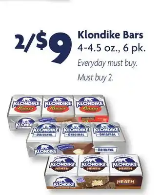 Family Dollar Klondike bars offer