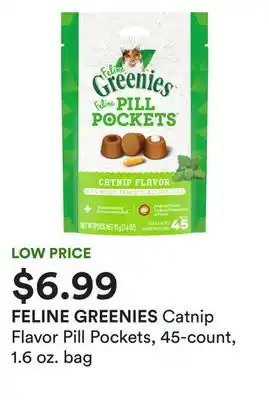 Petco Catnip flavor pill pockets, 45-count, 1.6 oz. bag offer