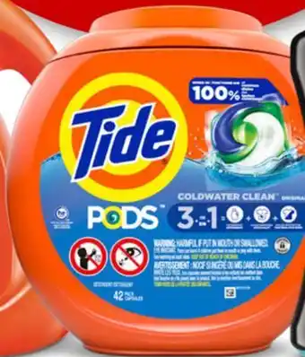 Target Tide pods 42-ct. laundry detergent pacs offer