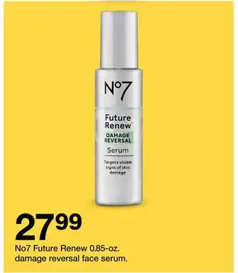 Target Future renew 0.85-oz. damage reversal face serum offer