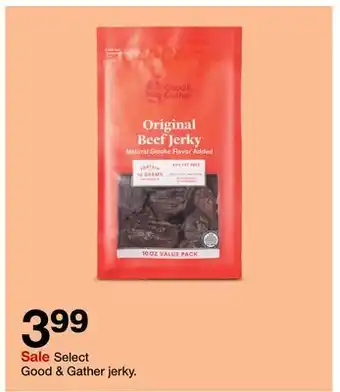 Target Select good & gather jerky offer