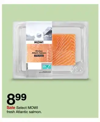 Target Mowi fresh atlantic salmon offer