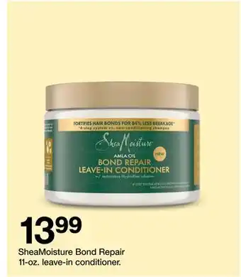 Target Sheamoisture bond repair 11-oz. leave-in conditioner offer