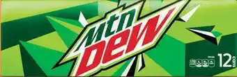 Target Mountain dew 12-pk. soda offer