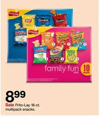 Target Frito-lay 18-ct. multipack snacks offer