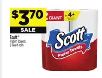 Dollar General Scott paper towels offer